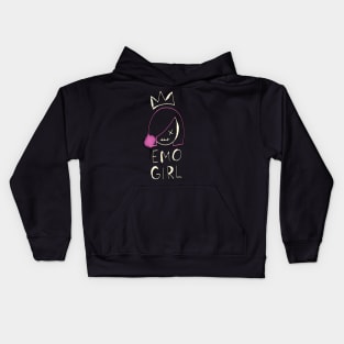 emo girl Kids Hoodie